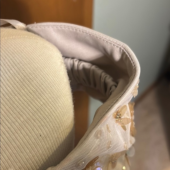 BHLDN Blush Sequin Off-Shoulder Wedding Gown - Picture 5 of 6